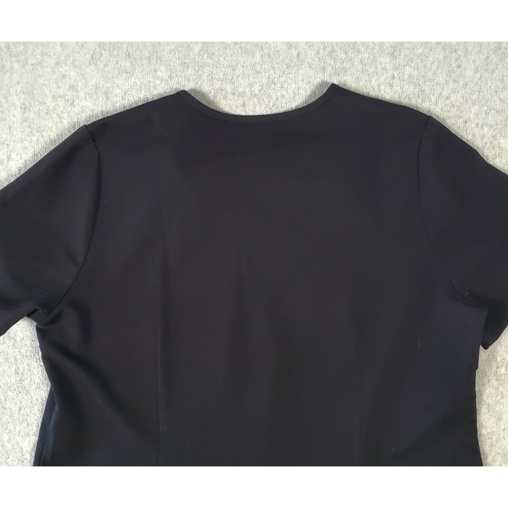 Figs Catarina Technical Collection V-Neck Scrub Top Black Women's Medium - Picture 6 of 10
